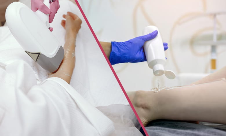 تفاوت لیزر با ژل و بدون ژل