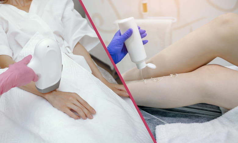 لیزر با ژل بهتر است یا بدون ژل